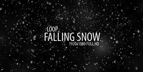Fallender Schnee Loop FULL