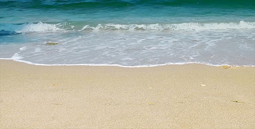 Strand, Sand und Wellen