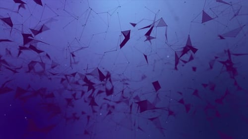 Abstract Geometric Plexus Network Loop Background