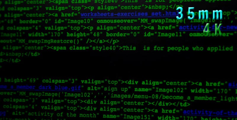 Green Computer Code Scrolling Through Screen, Technology Stock Footage ...