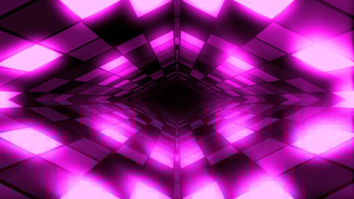 VJ Square Flashing Neon Light Background