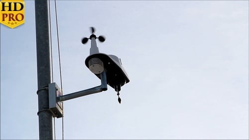 Rotating Weather Station Wind Speed Measurement Device
