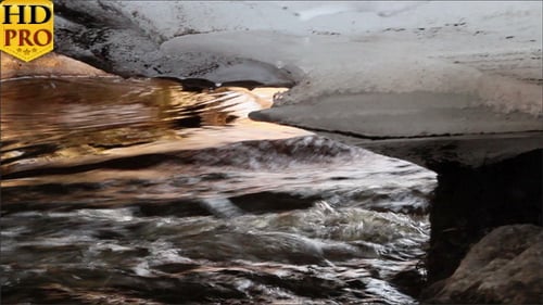 The Slowly Melting Snow on the Water