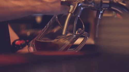 Bartender Pours a Beer (2 Videos)
