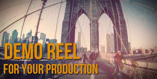 Modern Production Demo Reel - Creative Portfolio Showreel For After Effects