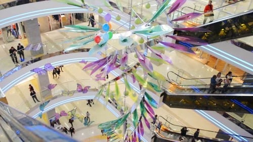 People in Shopping Mall