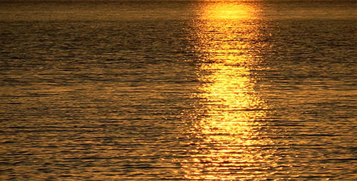Sonnenuntergang auf dem Meer