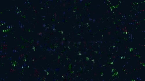 Fond de points numériques 4 K RGB