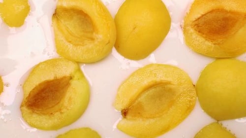 Milk Fills Apricot Slices