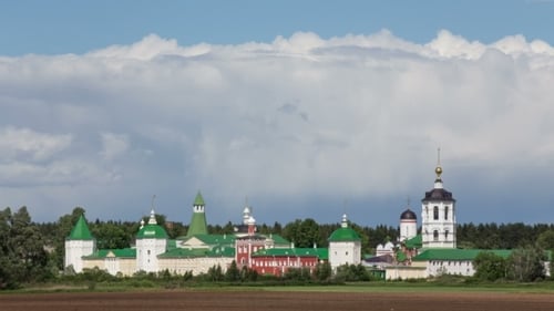 Ancient Christian Monastery In Field
