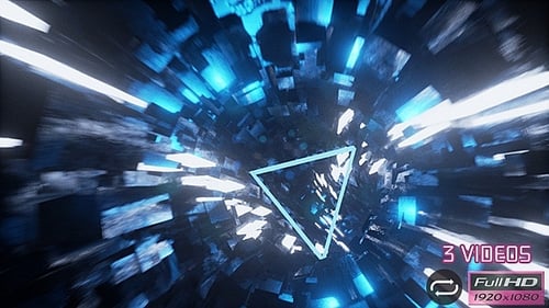 VJ Disco Tunnel with Lights - 3 Pack