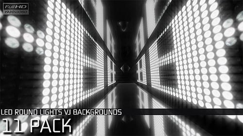 VJ Loops Rundlichter #1, 11er-Pack