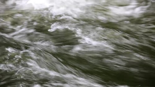 Rushing Water Stream Flowing Rapidly