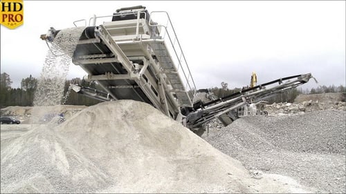 Stone Crushing Machine in Quarry