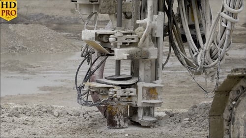 A Rock Driller Machine