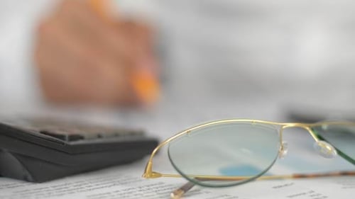 Businessman Working in Office