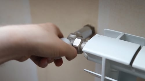 Heating Radiator Turn On