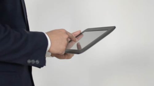 At Work Using Tablet PC