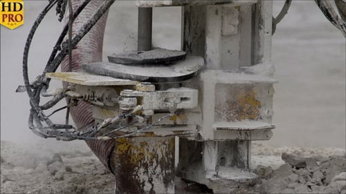 Rock Drilling on a Mining Industry