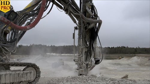 Rock Driller Equipment Working