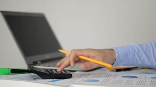 Man Working in Office