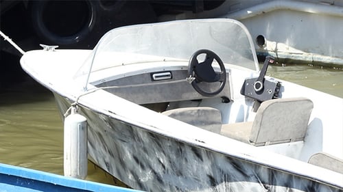 Boot auf Wharf