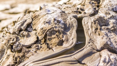 Bubbling Mud Volcano.