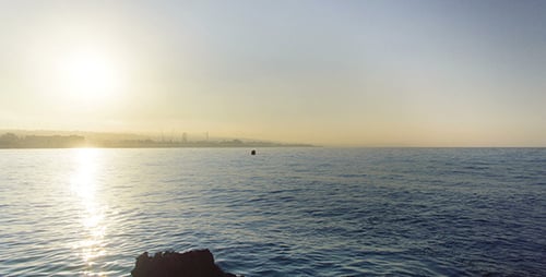 Radiant Sea Beach Sunrise
