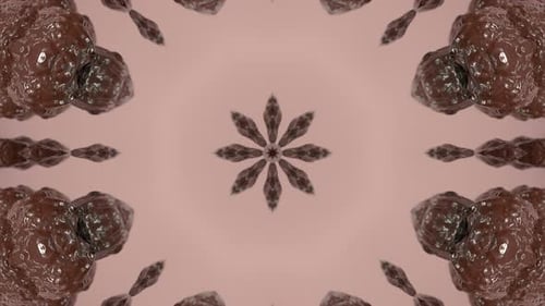 3d Looped abstract kaleidoscope