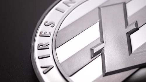 Close Up of Metallic Circular Object