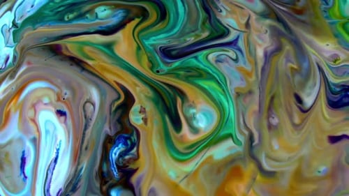 Abstract Magical Beauty Art Ink Spread Texture