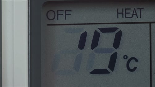 La temperatura de Celcius está bajando