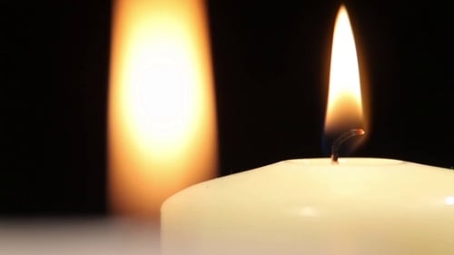 Candlelight Creates Soft Glowing and Peace