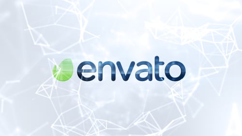 Clean Digital Glow Logo Title Reveal