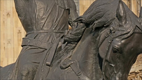 Statue of a Man Riding a Horse