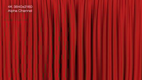 Red Stage Curtain Opening Cinematic Transition