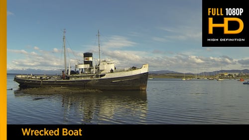 Old Tugboat in Still Harbor Waters