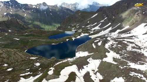 Aerial Mountains and Glacier Lakes 1