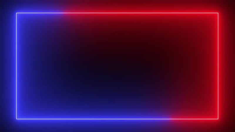 Animated Neon Purple Square Frame Reveal, Miscellaneous Motion Graphics ...