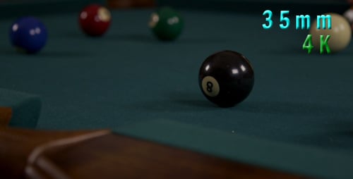 Hitting The Ball In A Game Of Billiard Pool 4