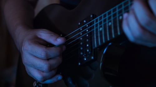Playing Guitar