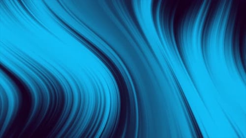 Abstract Blue Color Liquid Background Loop