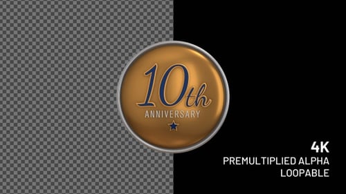 10th Anniversary Badge