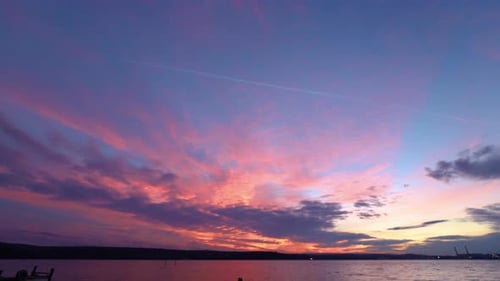 atemberaubender Sonnenuntergang