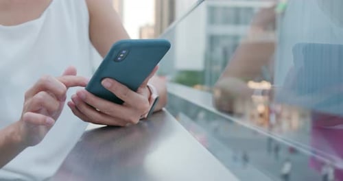 Toca el teléfono inteligente