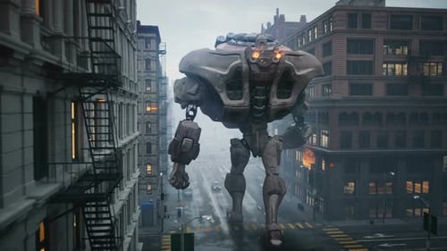 Alien Robot Invader