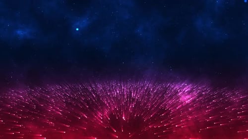 Dynamic Particle Flow with Abstract Cosmic Background