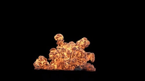 Realistic Fire and Smoke Explosion Visual Effect