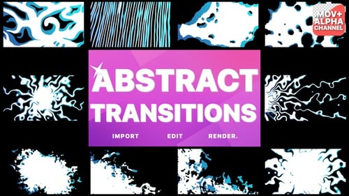 Animated Liquid Abstract Transition Pack