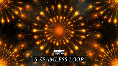 Golden Sparkle Radial Burst Celebration Background